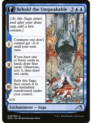 Behold the Unspeakable // Vision of the Unspeakable (foil) | Inglés | NM | NEO