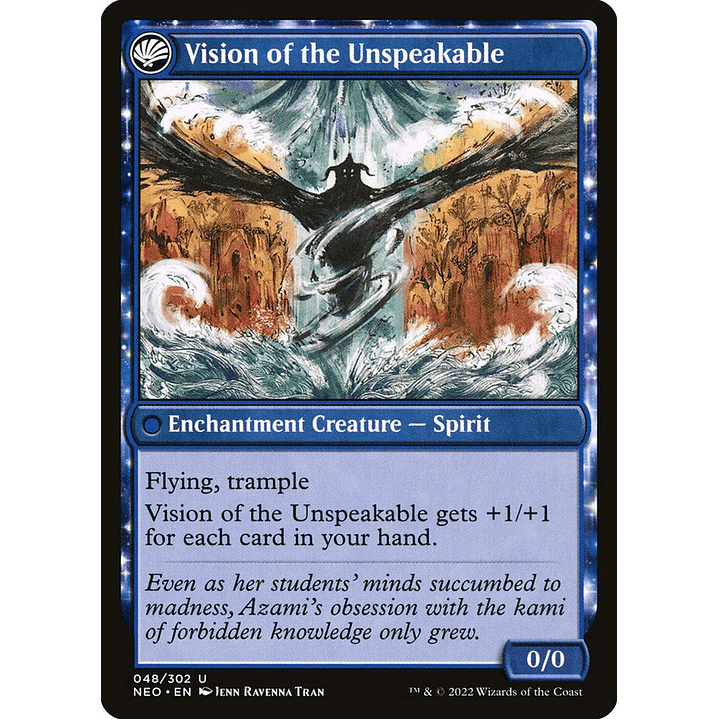 Behold the Unspeakable // Vision of the Unspeakable (foil) | Inglés | NM | NEO 2