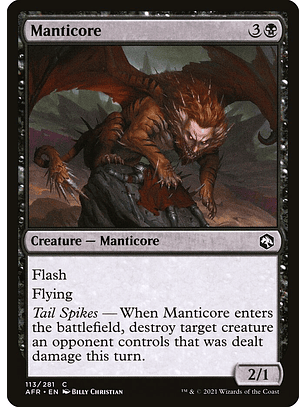 Manticore | Inglés | NM | AFR
