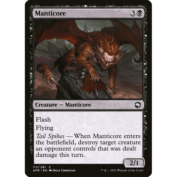 Manticore | Inglés | NM | AFR 1
