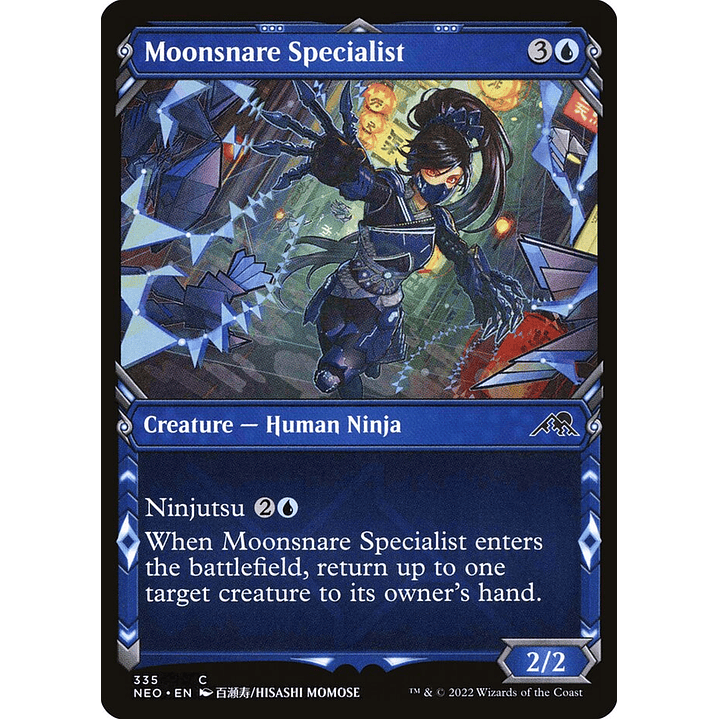 Moonsnare Specialist (Showcase foil) | Japonés | NM | NEO 1