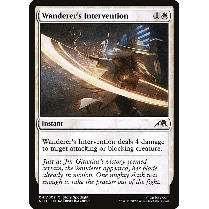 Wanderer's Intervention | Español | NM | NEO 1