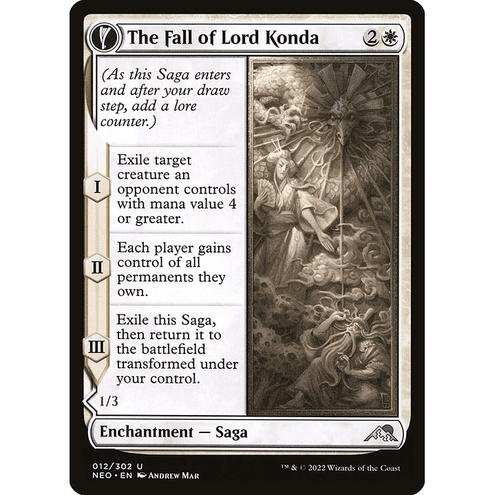 The Fall of Lord Konda // Fragment of Konda | Español | NM | NEO 1