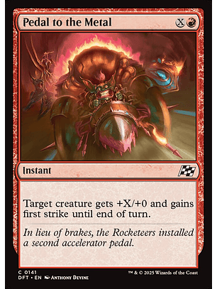 Pedal to the Metal | Español | NM | DFT