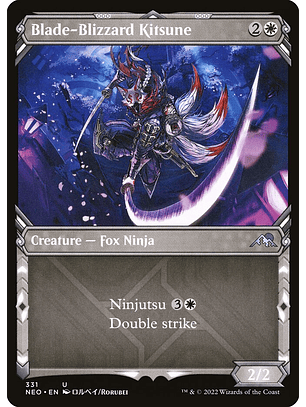 Blade-Blizzard Kitsune (Showcase foil) | Japonés | NM | NEO