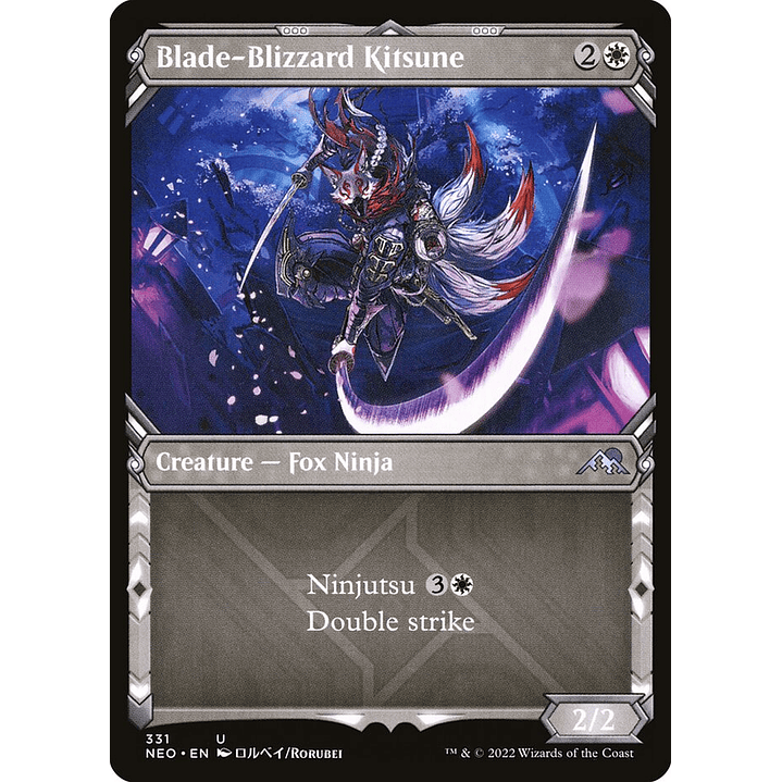Blade-Blizzard Kitsune (Showcase foil) | Japonés | NM | NEO 1