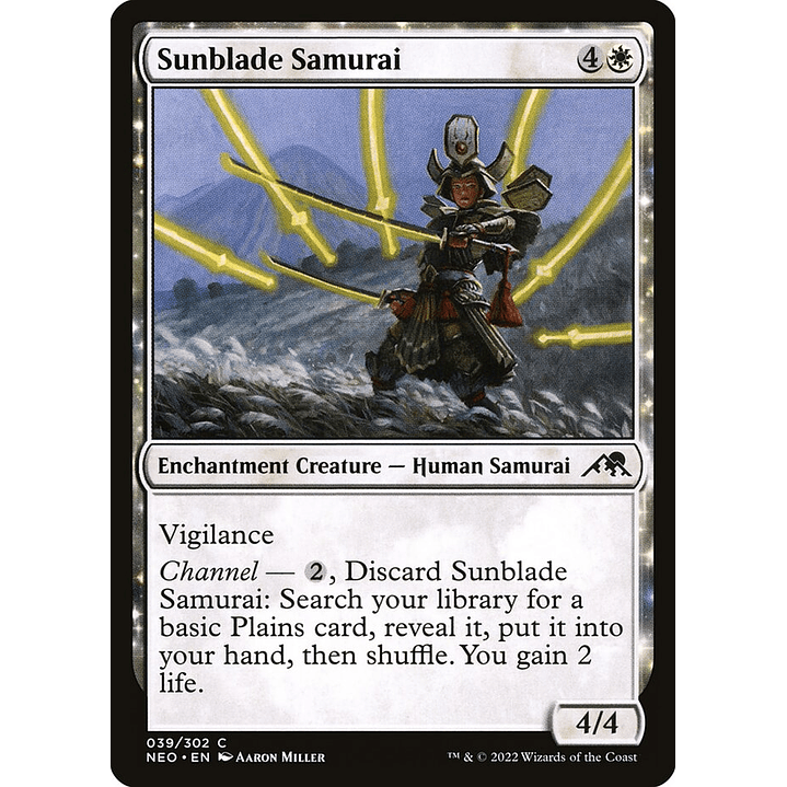 Sunblade Samurai | Inglés | NM | NEO 1