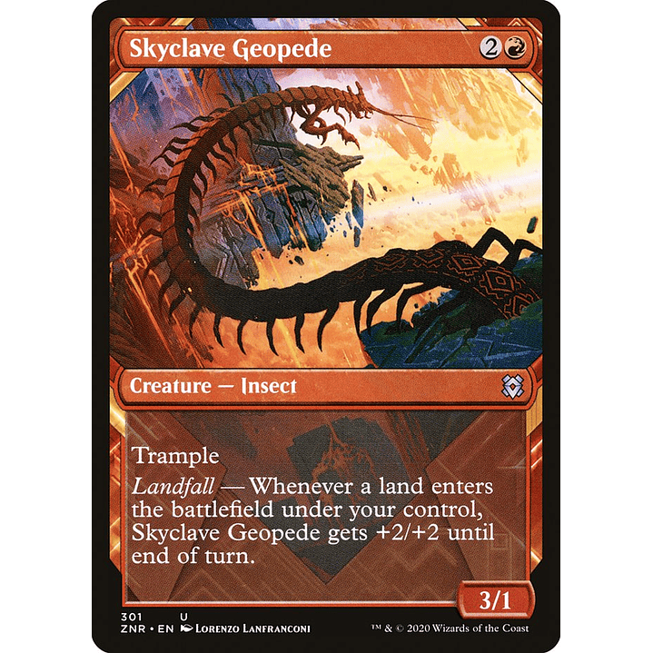 Skyclave Geopede (Showcase) | Español | NM | ZNR 1