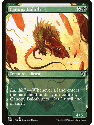 Canopy Baloth (Showcase) | Español | NM | ZNR