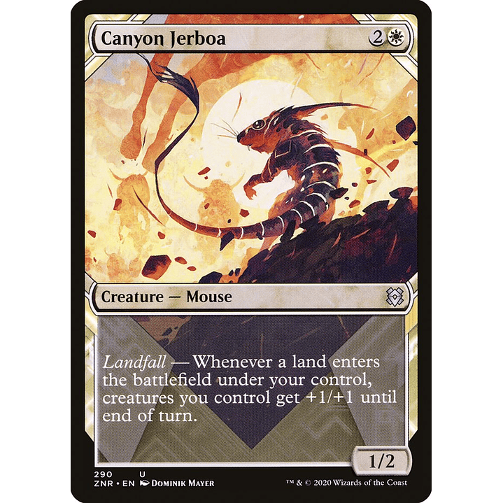 Canyon Jerboa (Showcase) | Español | NM | ZNR 1