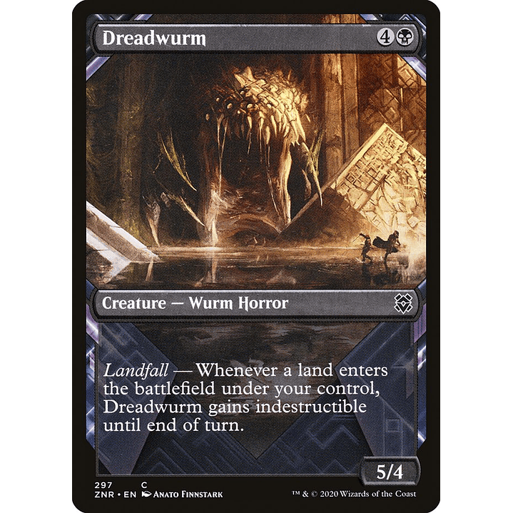 Dreadwurm (Showcase foil) | Español | NM | ZNR 1