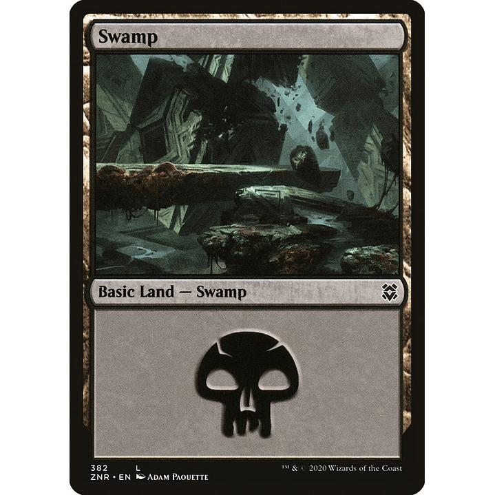 Swamp (foil) | Español | NM | ZNR 1