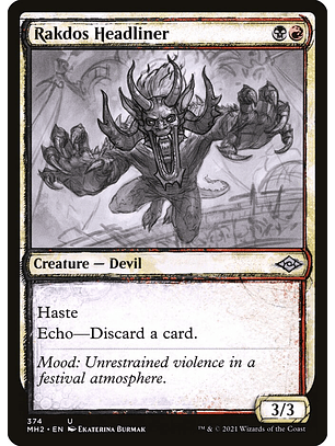 Rakdos Headliner (Showcase) | Español | NM | MH2