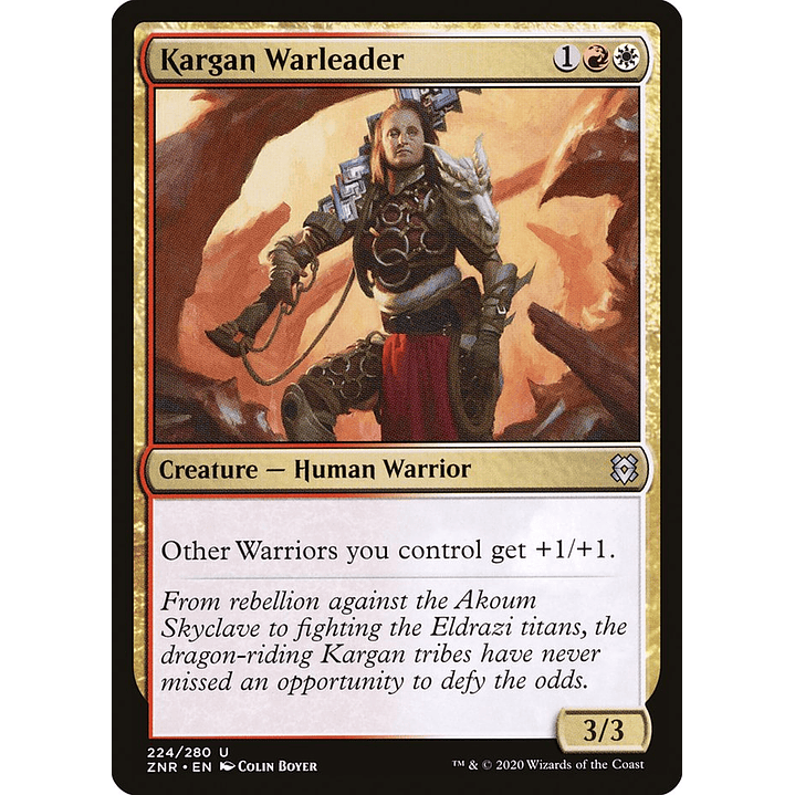 Kargan Warleader | Español | NM | ZNR 1