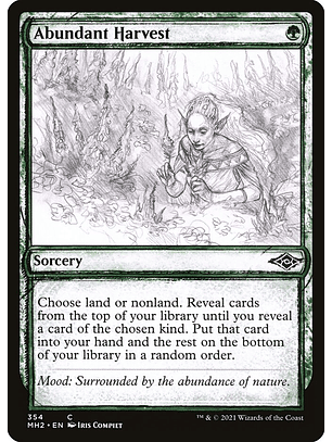 Abundant Harvest (Showcase) | Español | NM | MH2