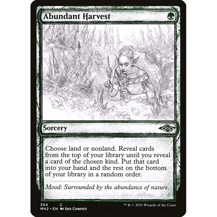 Abundant Harvest (Showcase) | Español | NM | MH2 1