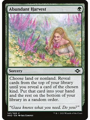 Abundant Harvest | Español | NM | MH2