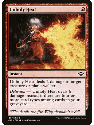 Unholy Heat | Español | NM | MH2