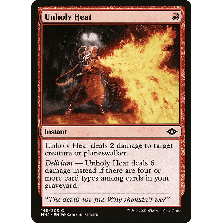 Unholy Heat | Español | NM | MH2 1
