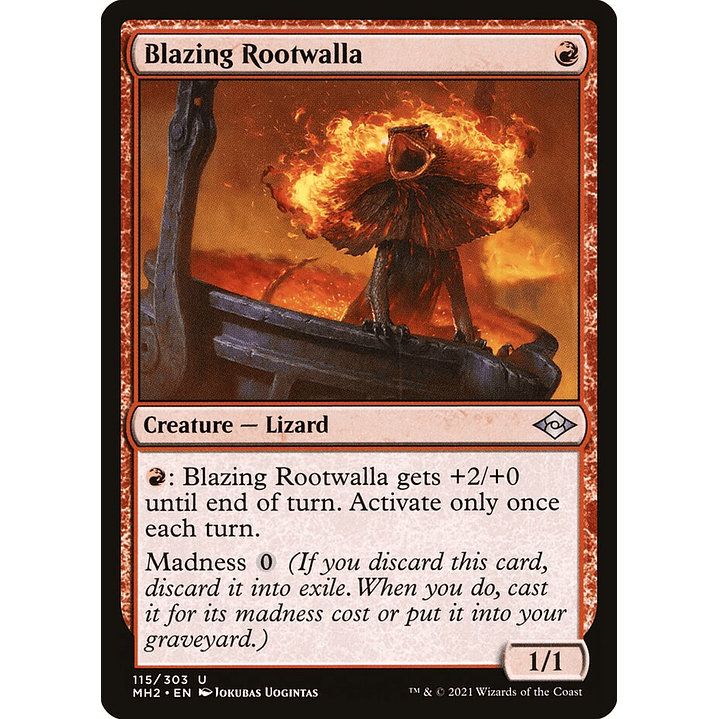 Blazing Rootwalla | Inglés | NM | MH2 1