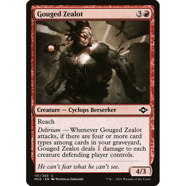 Gouged Zealot | Español | NM | MH2 1