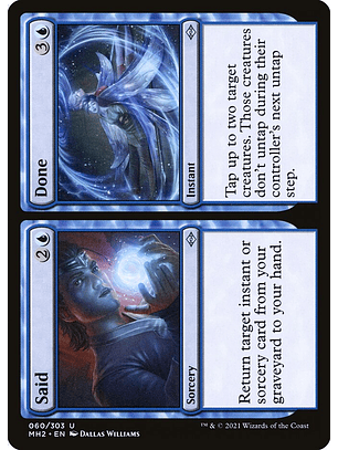 Said // Done | Español | NM | MH2