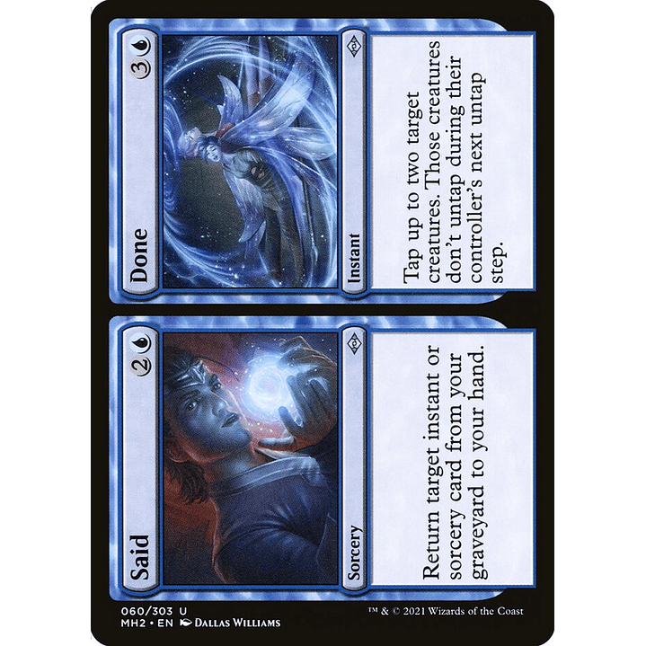 Said // Done | Español | NM | MH2 1