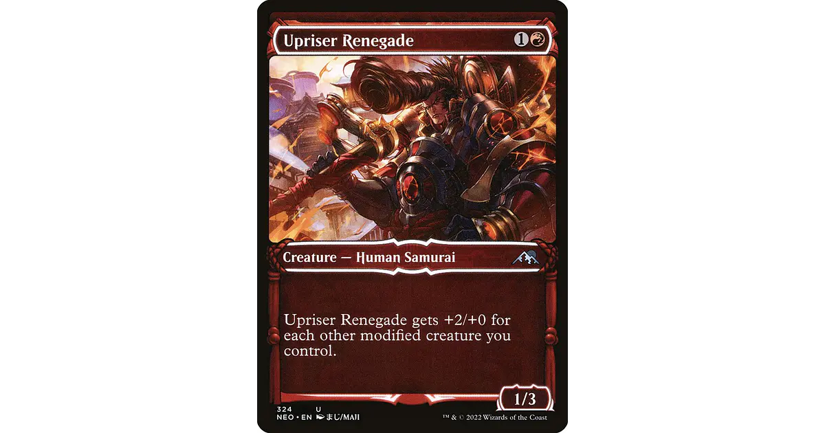 Upriser Renegade (Showcase) | Inglés | NM | NEO