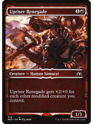 Upriser Renegade (Showcase) | Inglés | NM | NEO