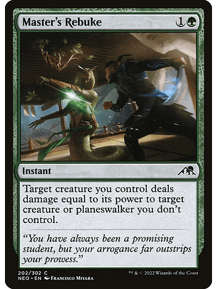 Master's Rebuke | Español | NM | NEO