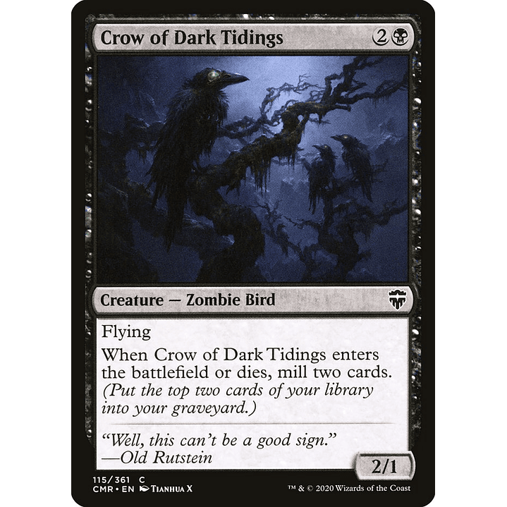 Crow of Dark Tidings | Español | NM | CMR 1