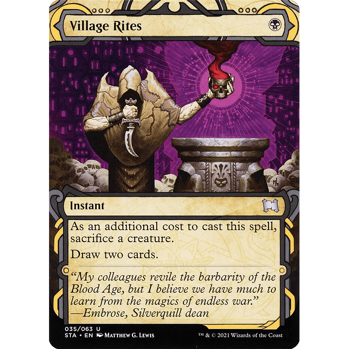 Village Rites (Showcase) | Español | NM | STA 1