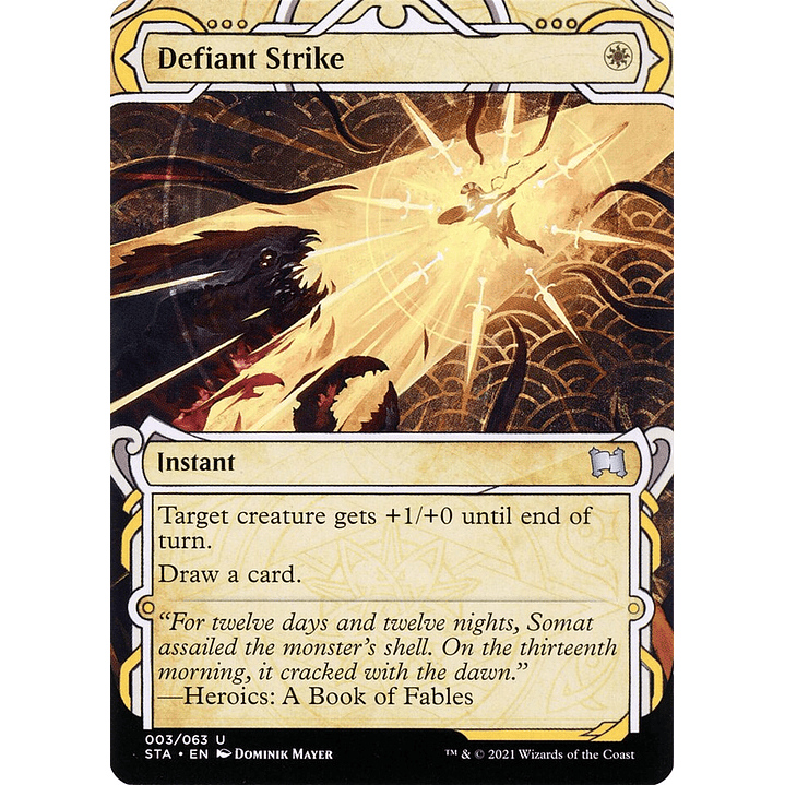 Defiant Strike (Showcase) | Español | NM | STA 1