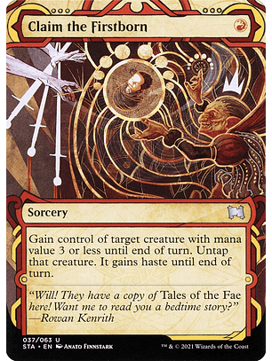 Claim the Firstborn (Showcase) | Español | NM | STA