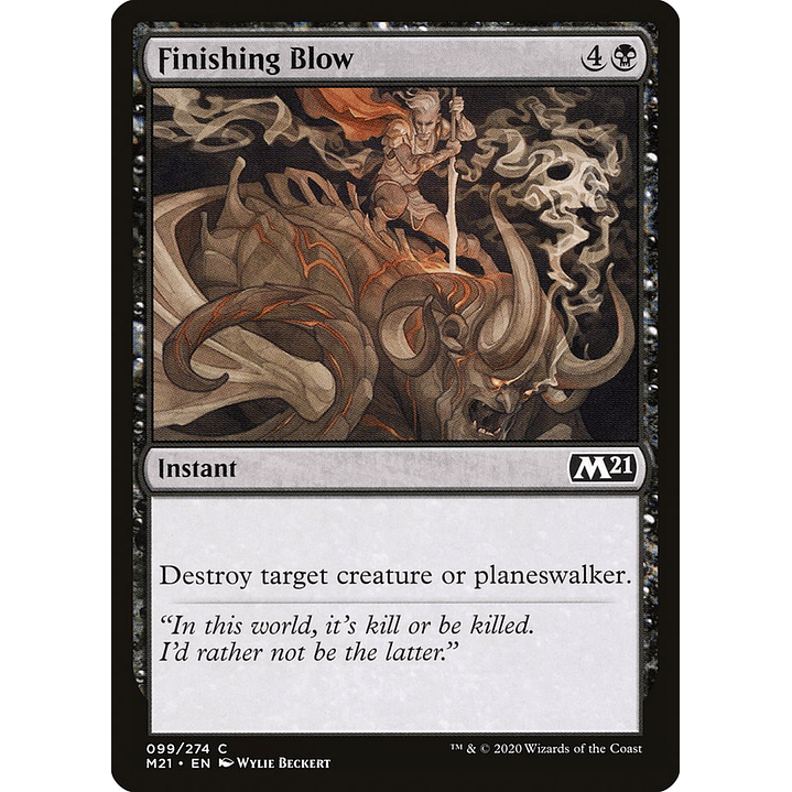 Finishing Blow | Español | NM | M21 1