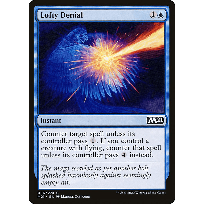 Lofty Denial (foil) | Español | NM | M21 1