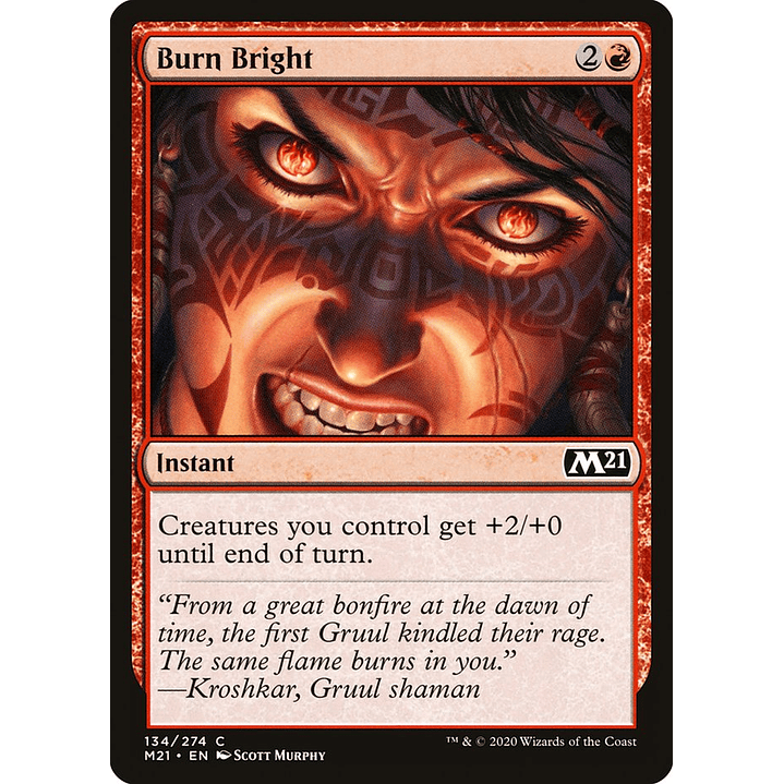 Burn Bright | Español | NM | M21 1
