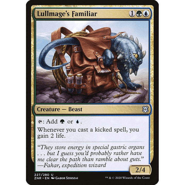 Lullmage's Familiar | Español | NM | ZNR 1
