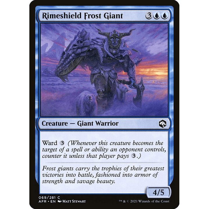 Rimeshield Frost Giant | Inglés | NM | AFR 1