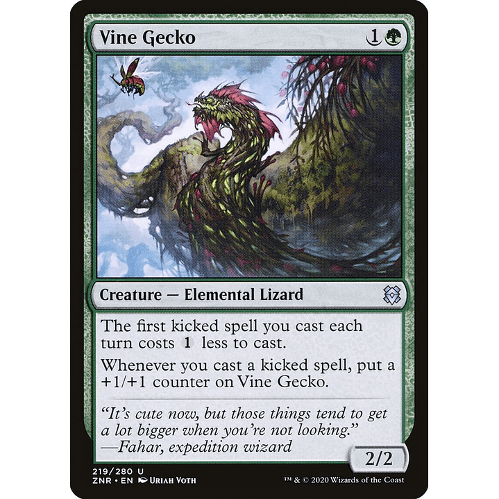 Vine Gecko | Español | NM | ZNR 1