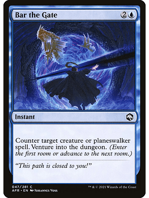 Bar the Gate | Inglés | NM | AFR