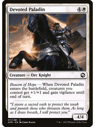 Devoted Paladin | Inglés | NM | AFR