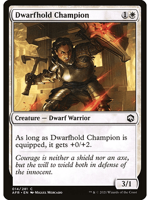 Dwarfhold Champion | Inglés | NM | AFR