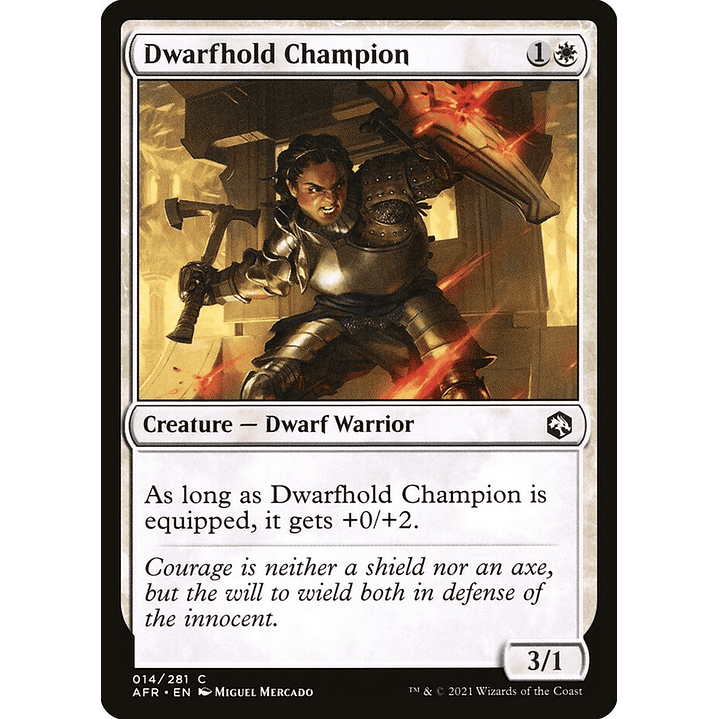 Dwarfhold Champion | Inglés | NM | AFR 1