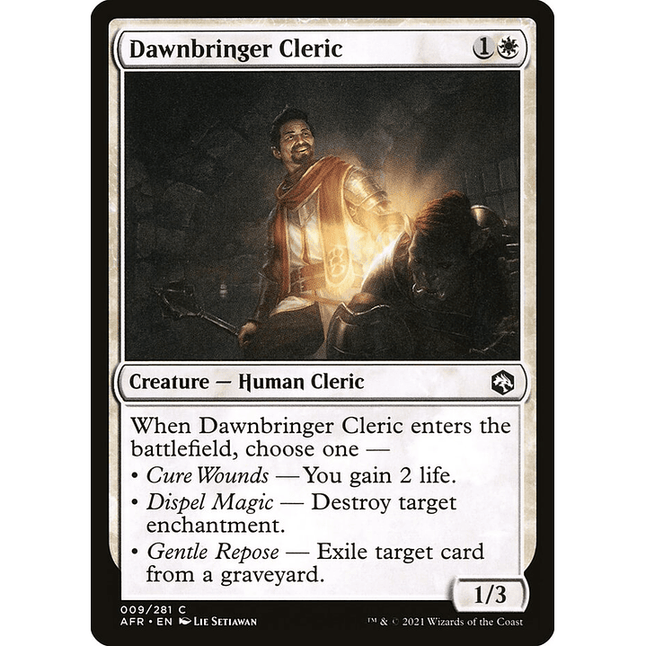 Dawnbringer Cleric | Inglés | NM | AFR 1