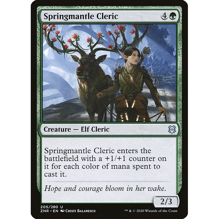 Springmantle Cleric | Español | NM | ZNR 1
