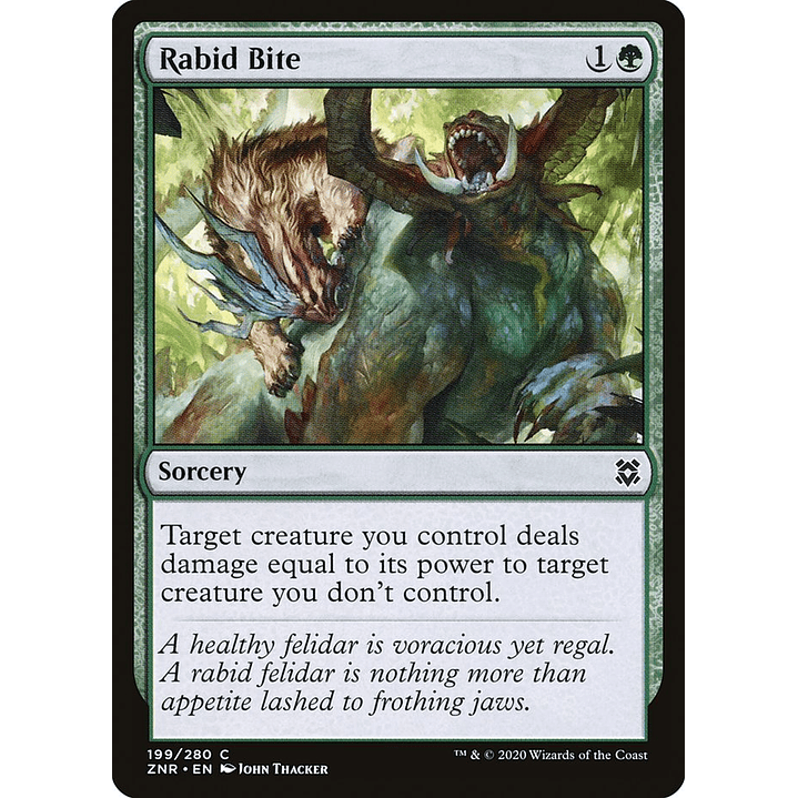 Rabid Bite | Español | NM | ZNR 1