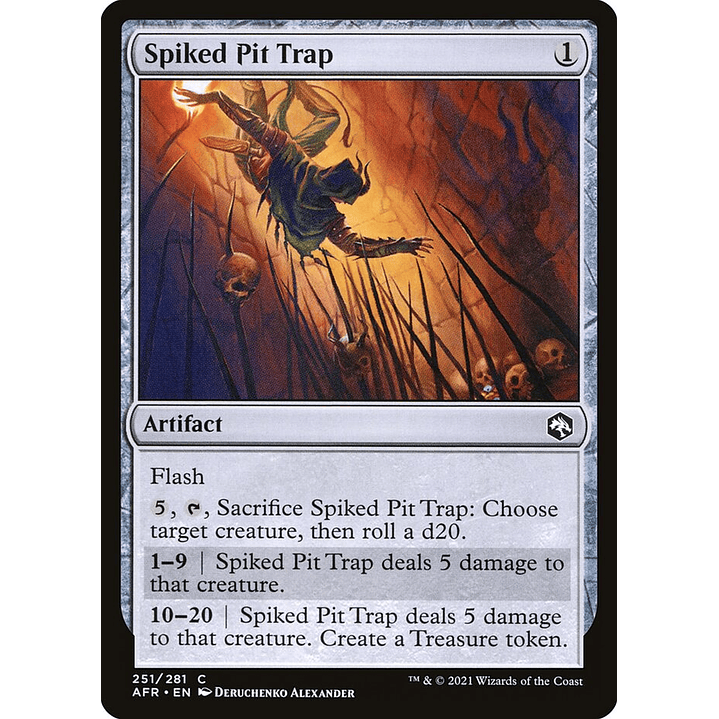 Spiked Pit Trap | Inglés | NM | AFR 1