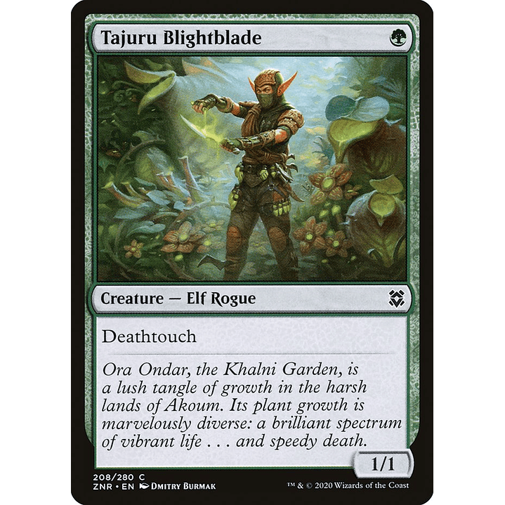 Tajuru Blightblade | Español | NM | ZNR 1