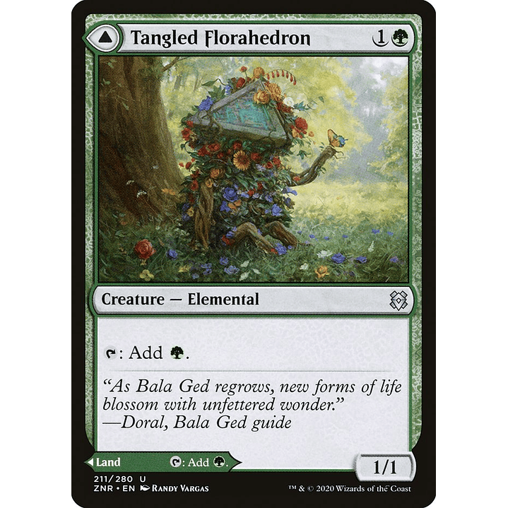 Tangled Florahedron // Tangled Vale | Español | NM | ZNR 1
